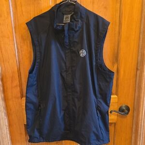 Men's Black Sleeveless Jacket With SIG Logo